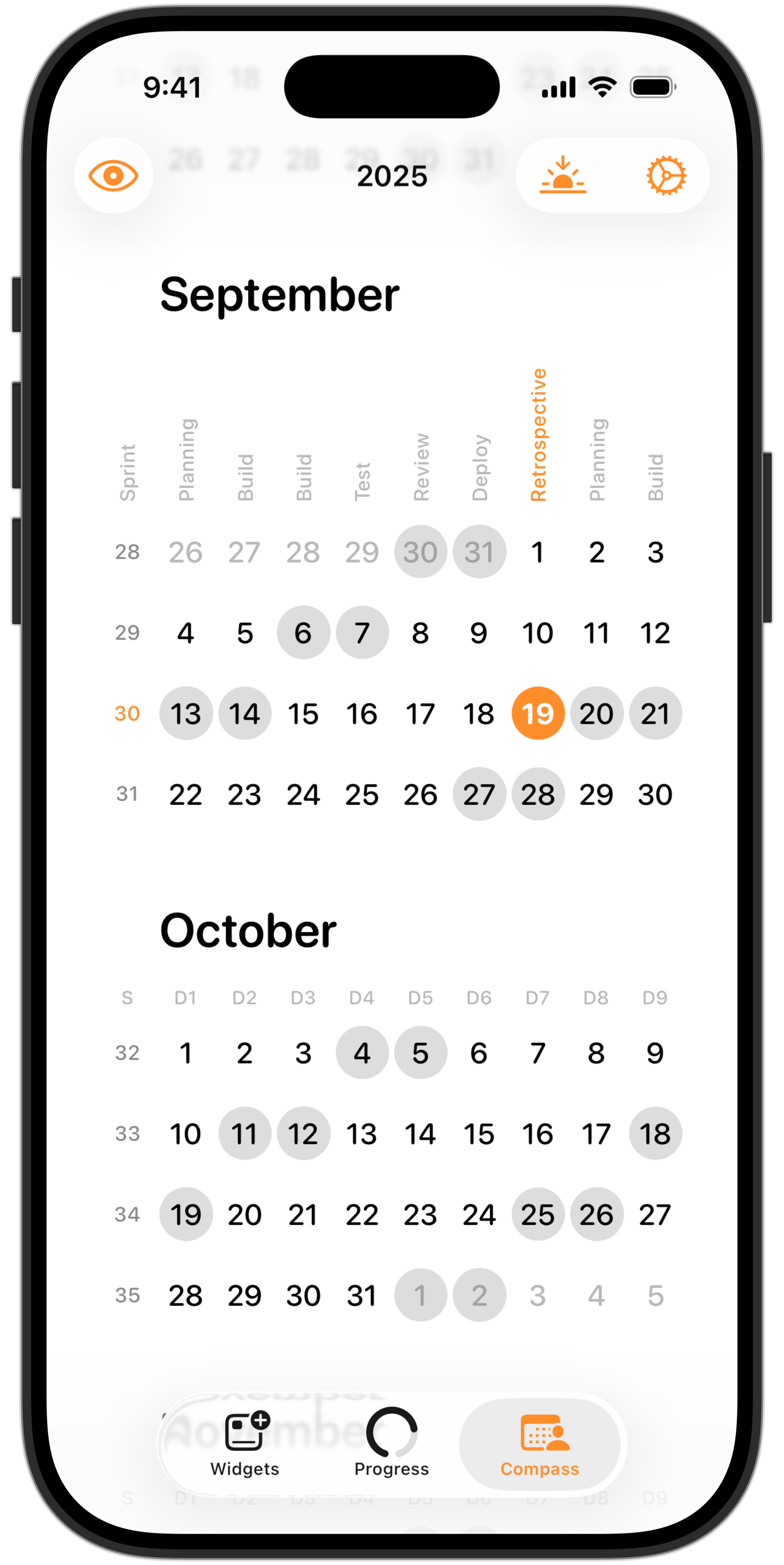 Calendar Week Nerd Custom Setup